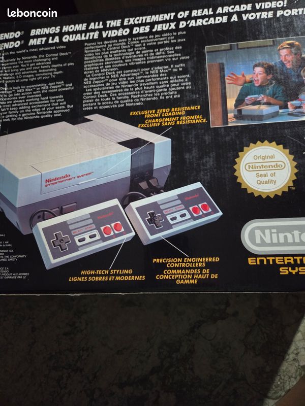 BOITE VIDE EMPTY BOX SNES CONTROLLER NINTENDO EUR ITA