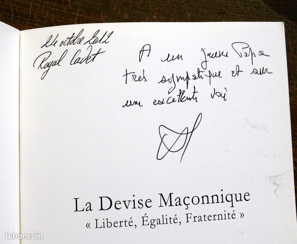 La devise maçonnique "Liberté Egalité Fraternité" (de Charles Porset) - quasi neuf (image 3)