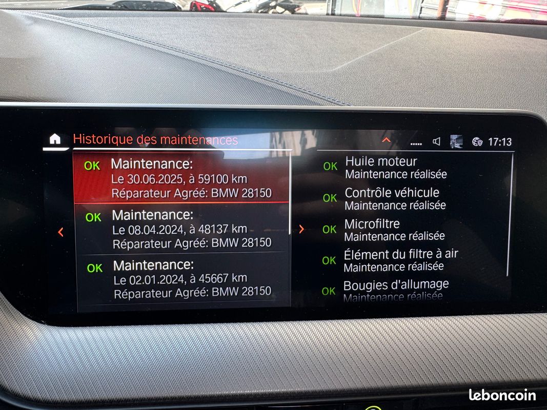 BMW SERIE 1 M SPORT 140Ch Toit Ouvrant, Sièges électrique Caméra de recul Garantie 12 mois (image 19)