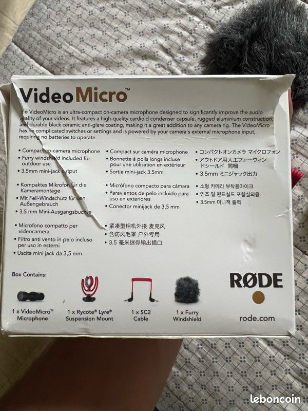 Micro Rode VideoMicro – Microphone compact pour caméra / smartphone (image 5)