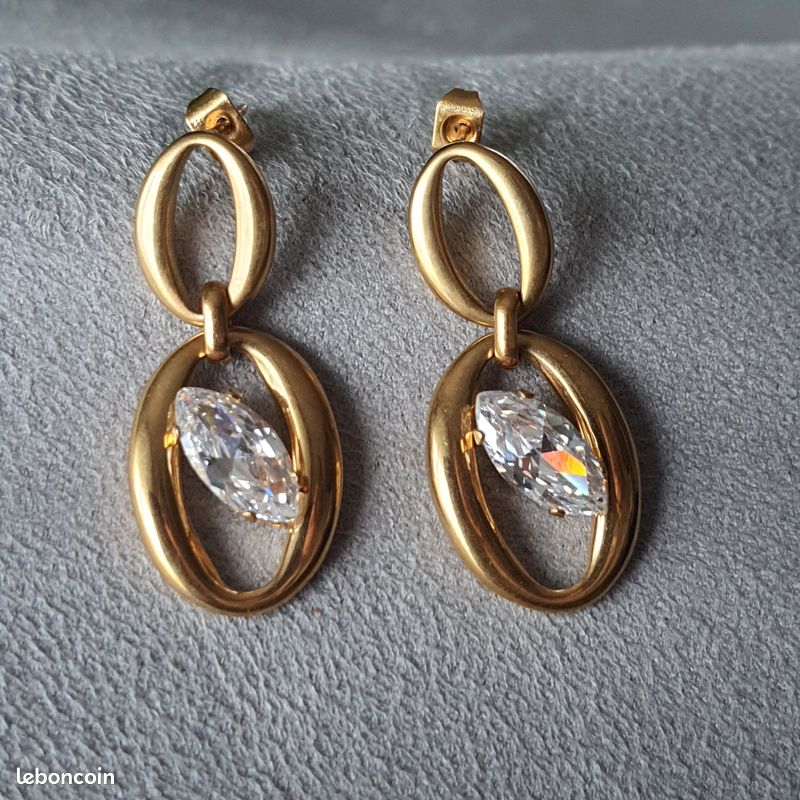 Boucles d’oreilles inox (image 1)