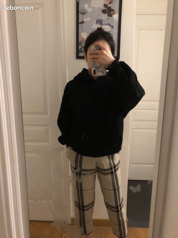 Hoody noir oversize (image 3)