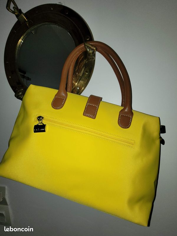 Sac à main jaune La Bagagerie (image 11)