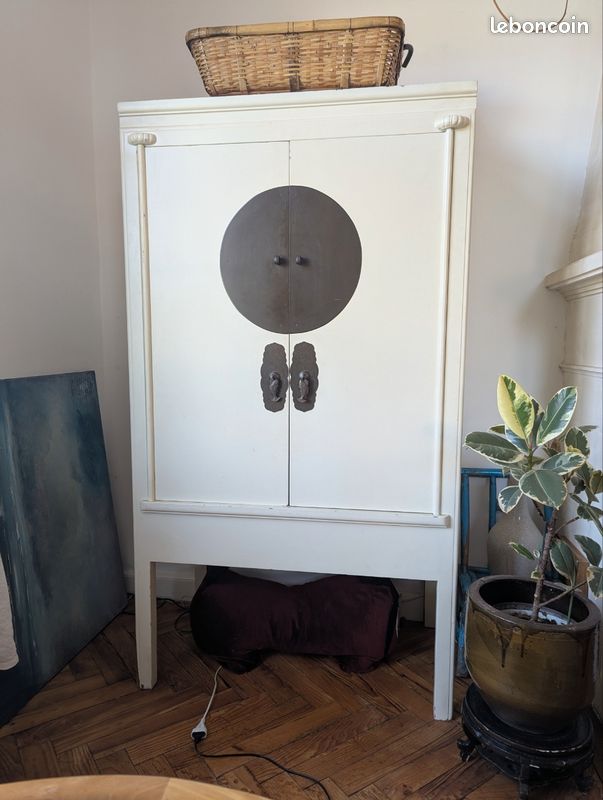 Armoire de mariage chinoise – grande contenance – penderie ou étagères (image 1)