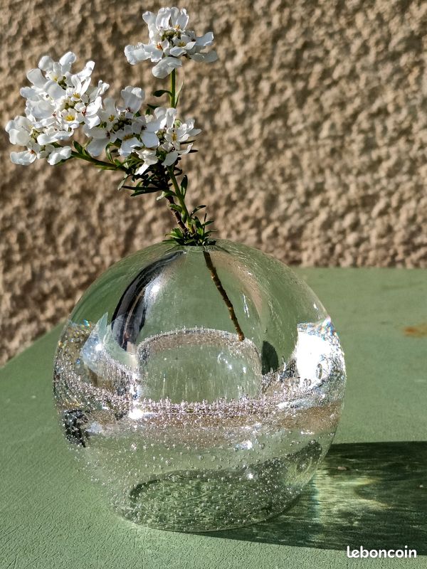 Rêve Boule 9,5 Cm Presse-Papier En Verre Soufflé à La Bouche - Décoration Artisanale