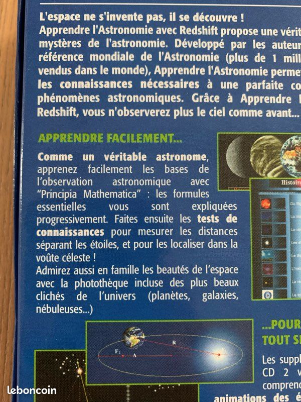 Vends cd apprendre l’astronomie (image 2)