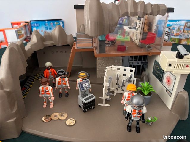 Playmobil Top Agents 4875 Quartier Général Des Agents Secrets - Bon état