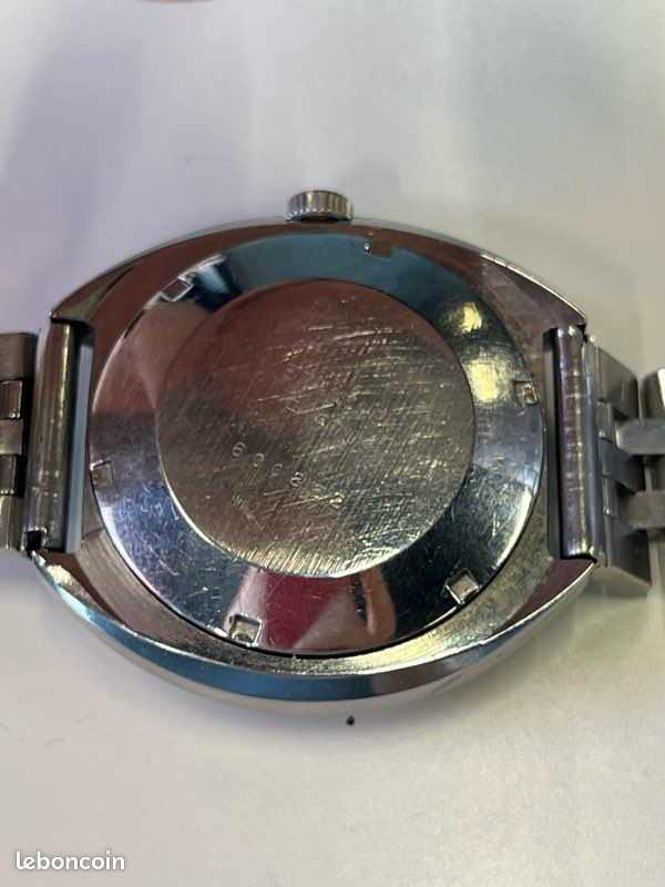Cadran Original LIP Automatique - Vintage Gris Blanc - Pièce Détachée Montre