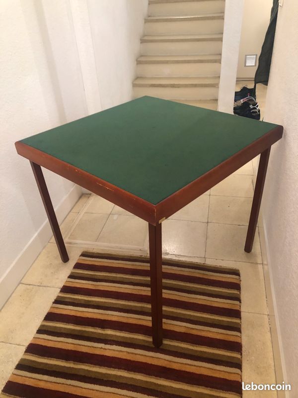 Table de Bridge en bois - Paris