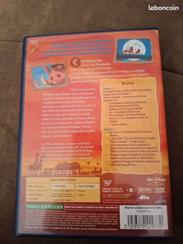 Le roi lion 2dvd (image 4)