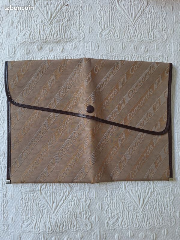 CONCORDE AIR FRANCE Pochette Sac Vintage Objet Publicitaire Ancien EUR 28,00 - FR