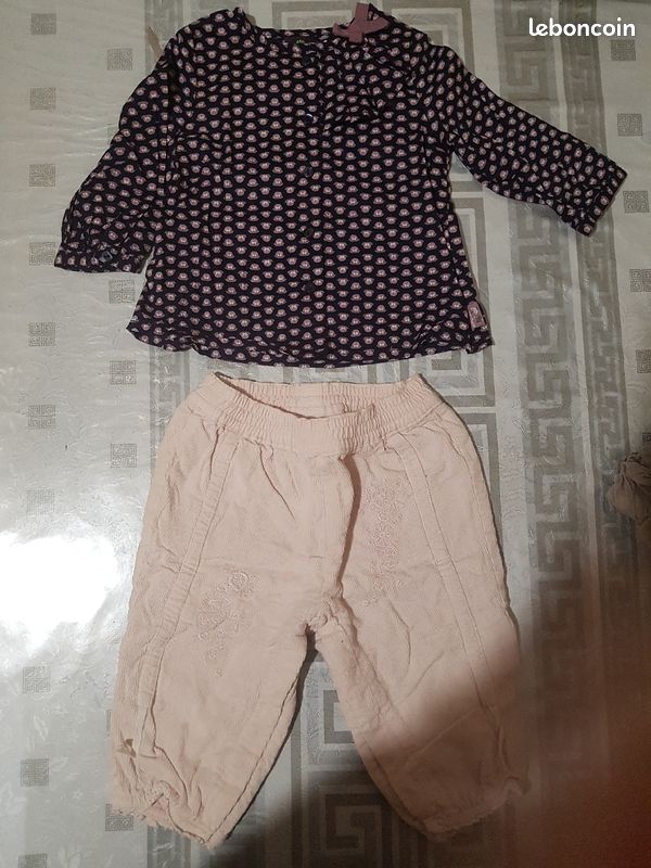 Vends vêtements bébé fille 9 mois (image 1)