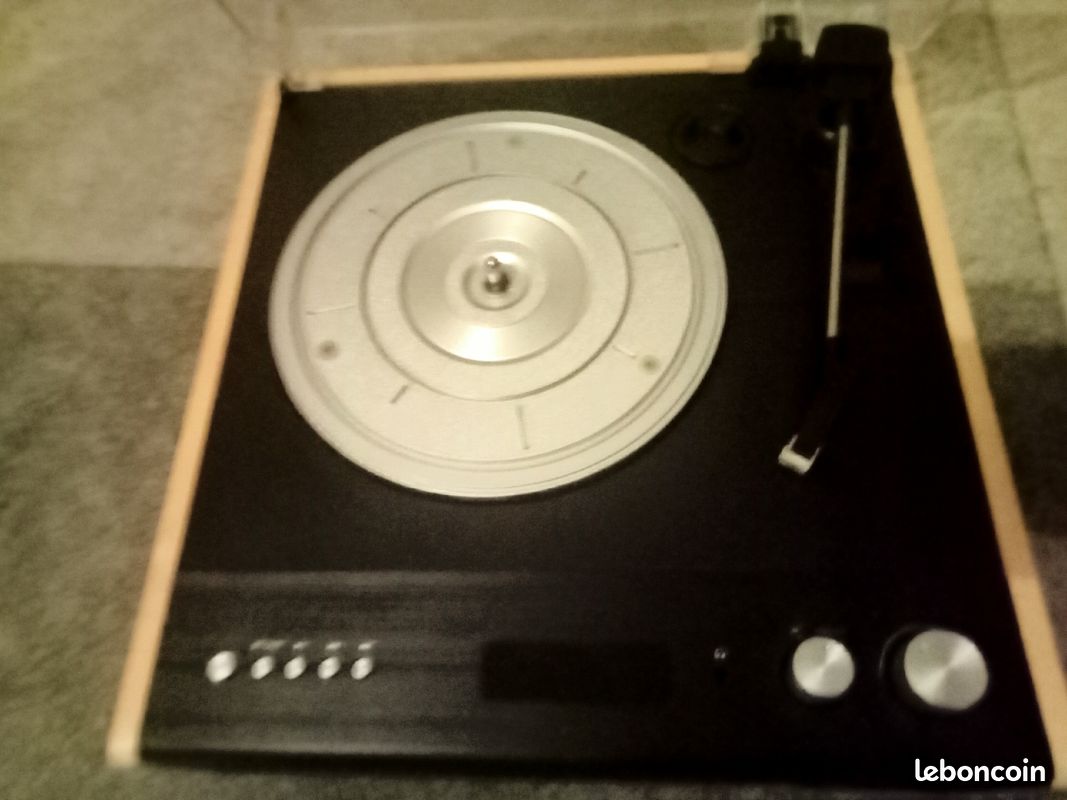 Platine vinyle + vinyles (image 1)