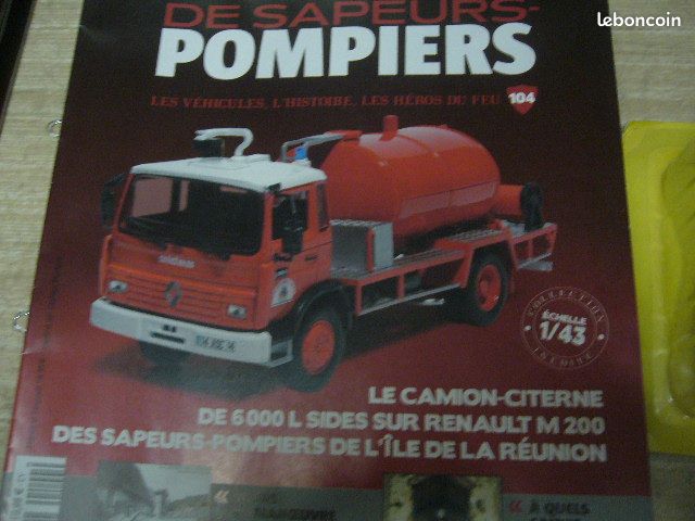 Camions pompiers 1/43 hachette N104 RENAULT M 200 (image 2)