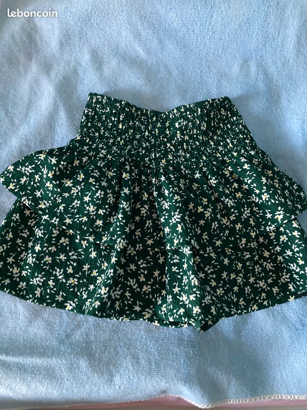 Short fille esprit tregging vert sauge