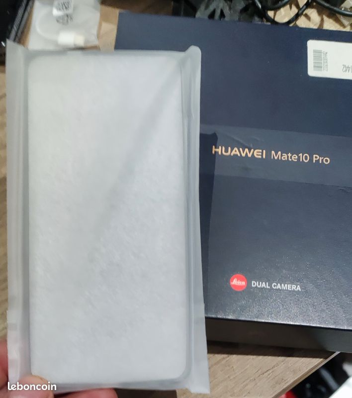 Huawei Mate 10 Pro Coque transparente d'Origine, très solide, NEUVE (image 2)