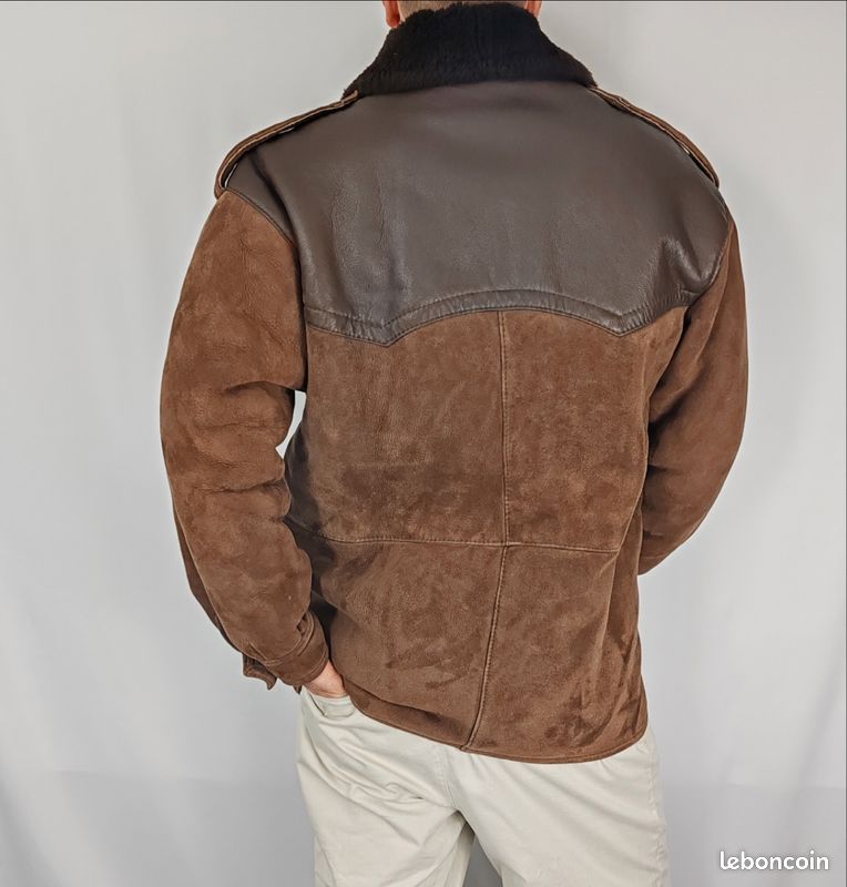Veste militaire homme avec patchs en serge de coton Still