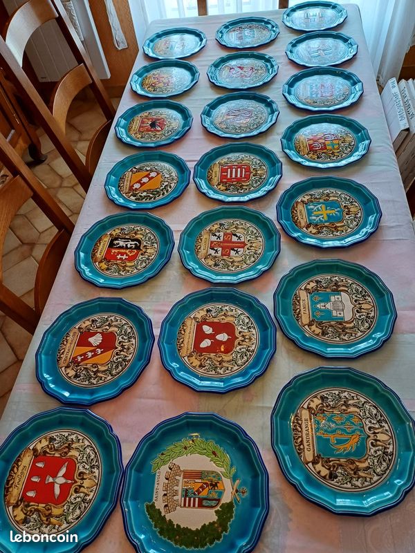 Assiette blasons Emaux de Longwy (image 2)