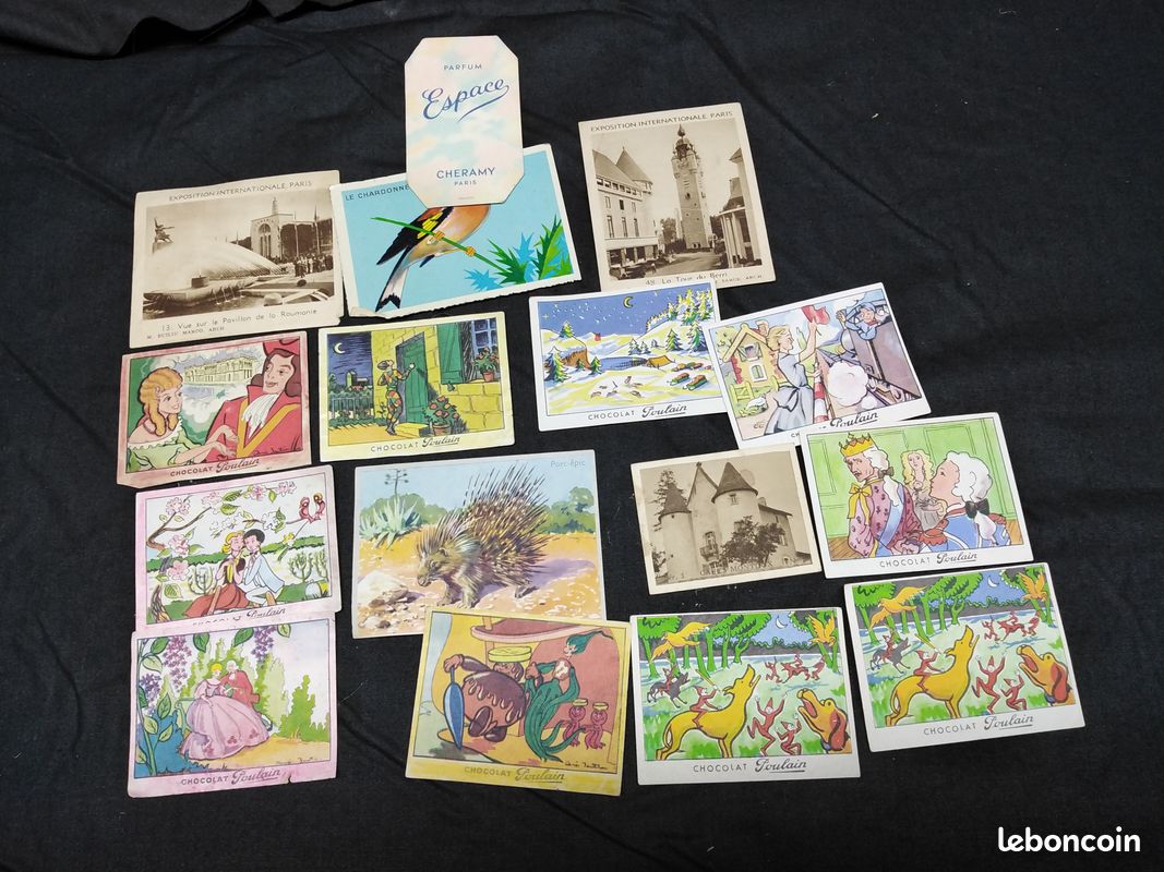 Lot image chocolat Poulain année 1960 (image 2)
