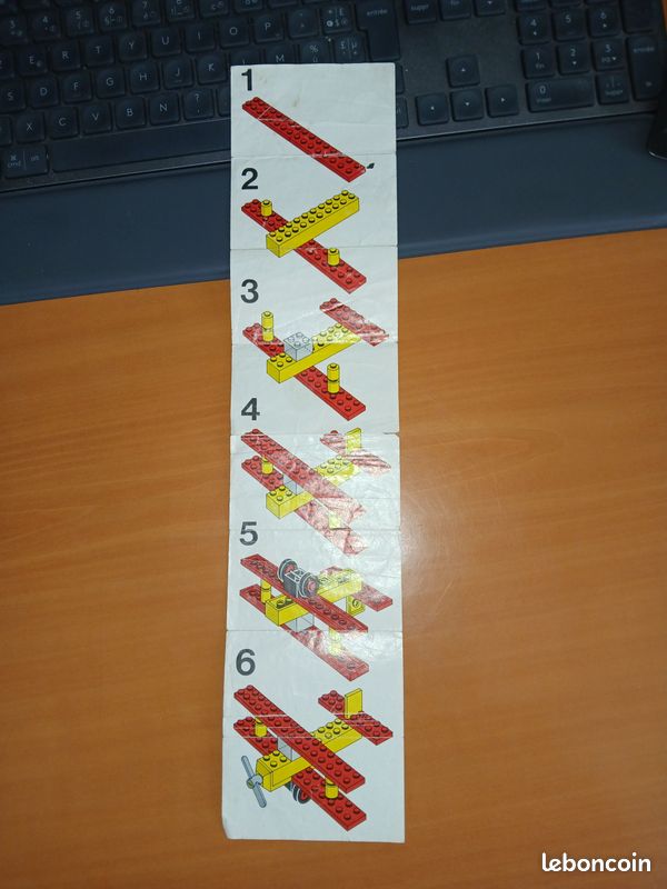 LEGO vintage- notice set 613 Aeroplane (image 2)