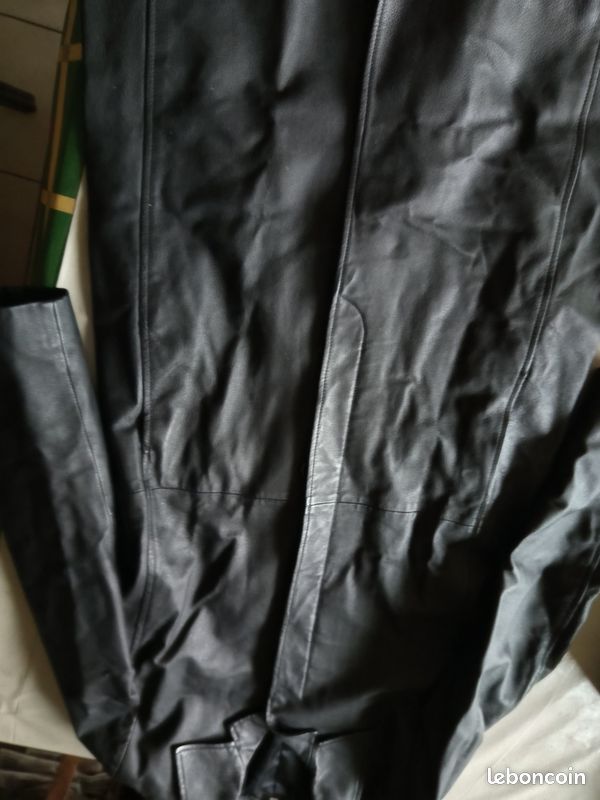 Manteau simili cuir T 38 (image 6)