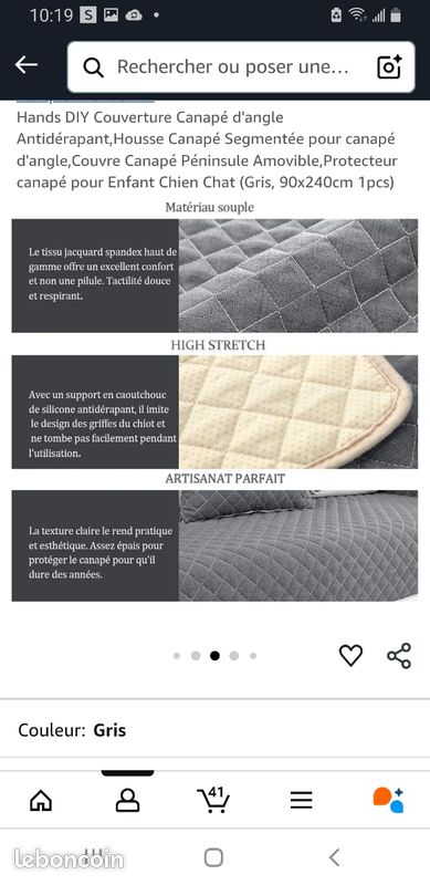 Couverture de canapé (image 3)