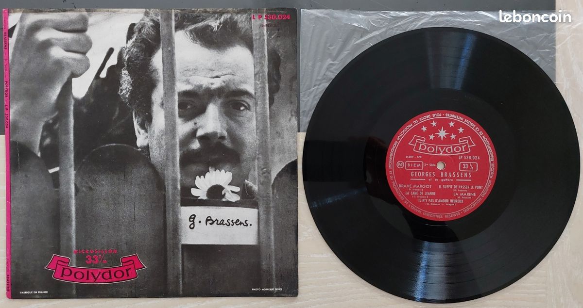 Vinyle 33t - Georges Brassens n°2 (1954) (image 1)