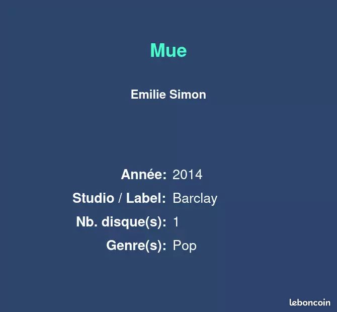 Mue - Emilie Simon (image 2)