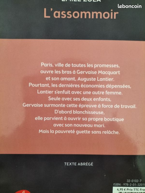 L'assommoir, de Zola, texte abrégé (image 2)