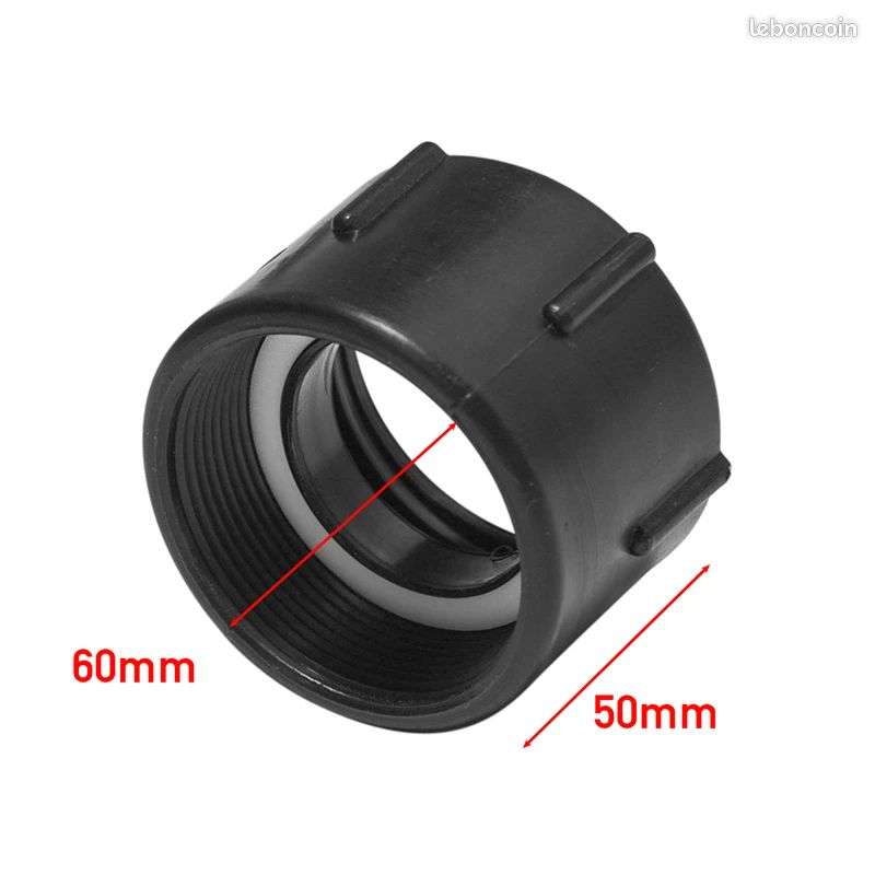 Raccord 2 pouces pour CUVE 1000L récupérateur eau (image 2)