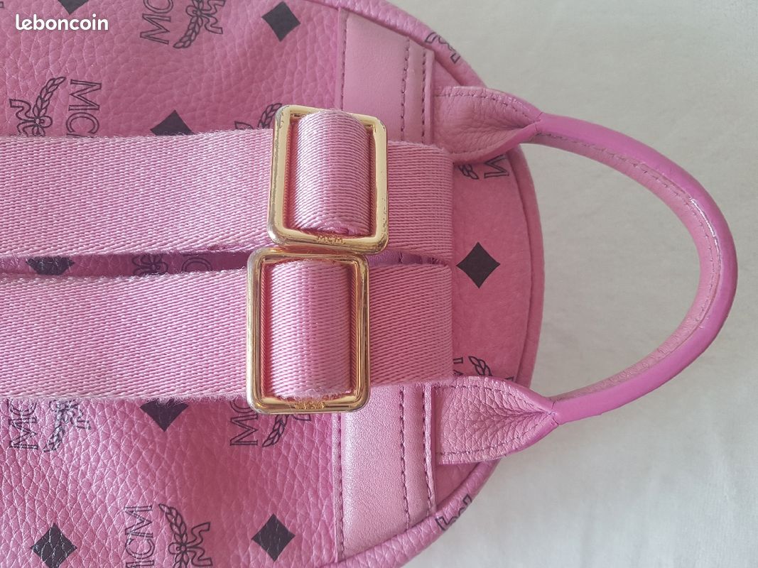 MCM Sac à dos Mini Rose (image 5)