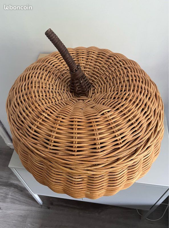 Panier / Grosse pomme en osier (image 1)