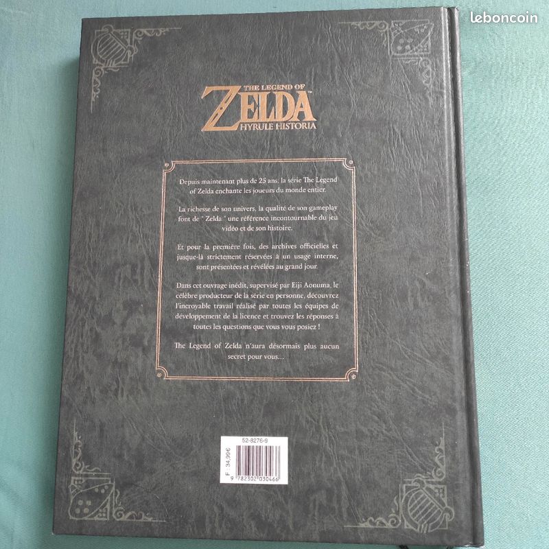 ZELDA HYRULE HISTORIA beau livre collection (image 2)