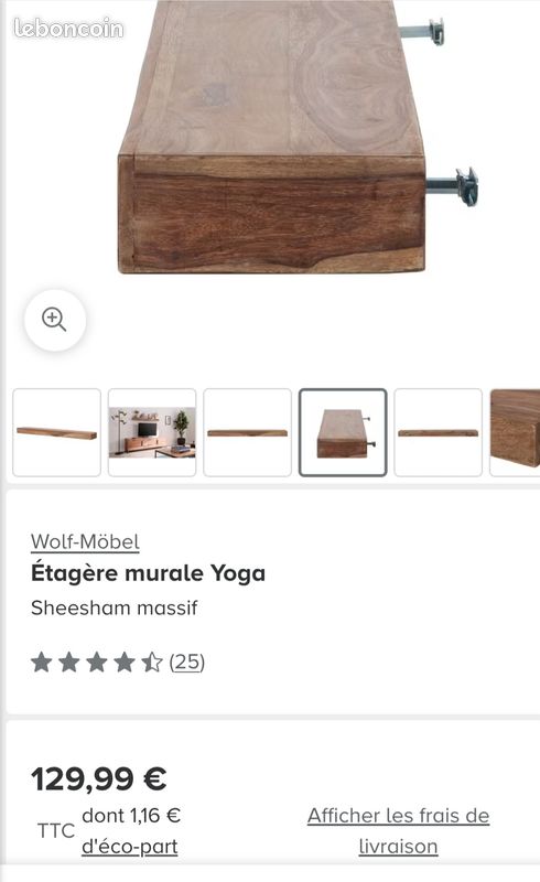 Étagere murale avec fixation (image 6)