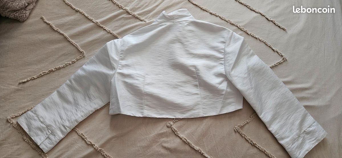 Bolero mariage blanc T.38 (image 4)