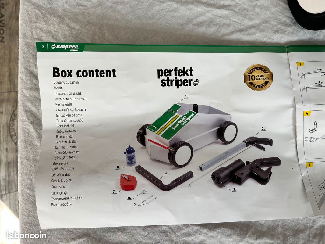 Kit de traçage Perfekt Striper, numatique manutan, Ampere (image 11)