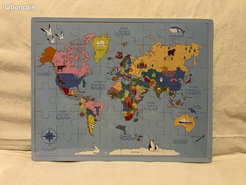 Puzzle Tour du monde en bois (image 2)
