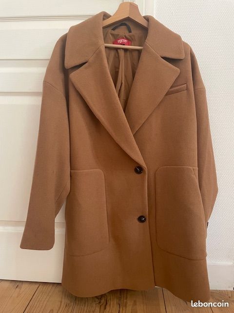 Manteau femme camel Vêtements