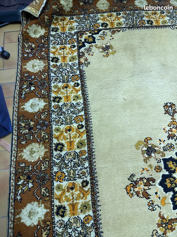 Tapis beige et marron (image 4)