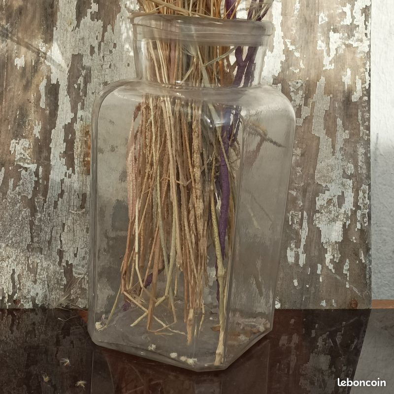 Ancien Bocal en verre Vintage (image 2)