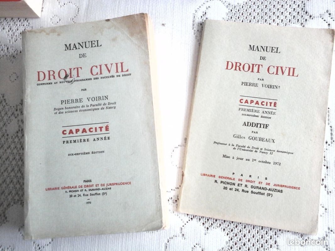Livres de droit : Public, Administratif, Civil et constitutionnel (image 3)