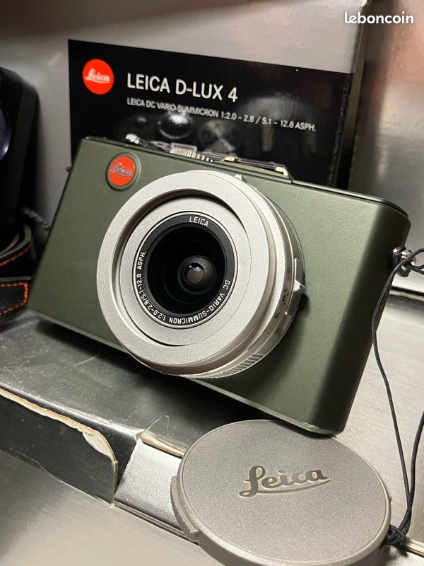 Leica D-Lux 4 Safari Set (vert) – Édition Spéciale Rare, 8813 Déclenchements, Bon état