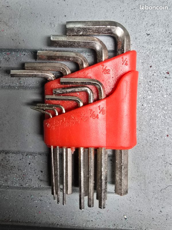 Jeux clés Allen btr 6 pans( pas facom ) (image 1)