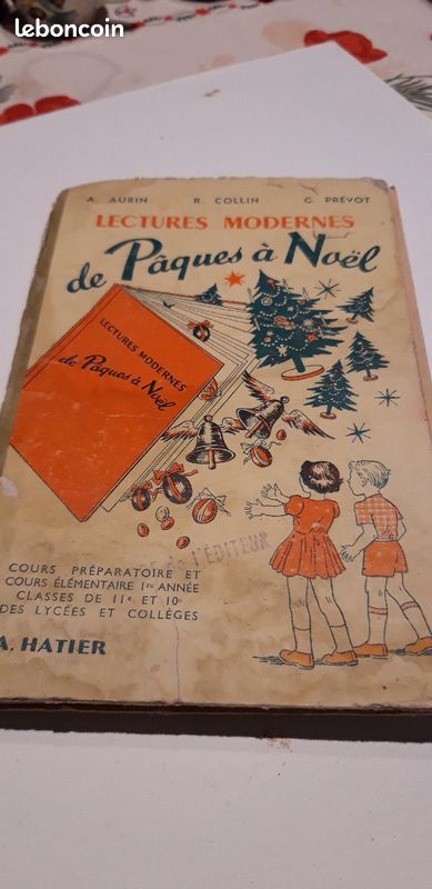 Livre de lecture ancien (image 1)