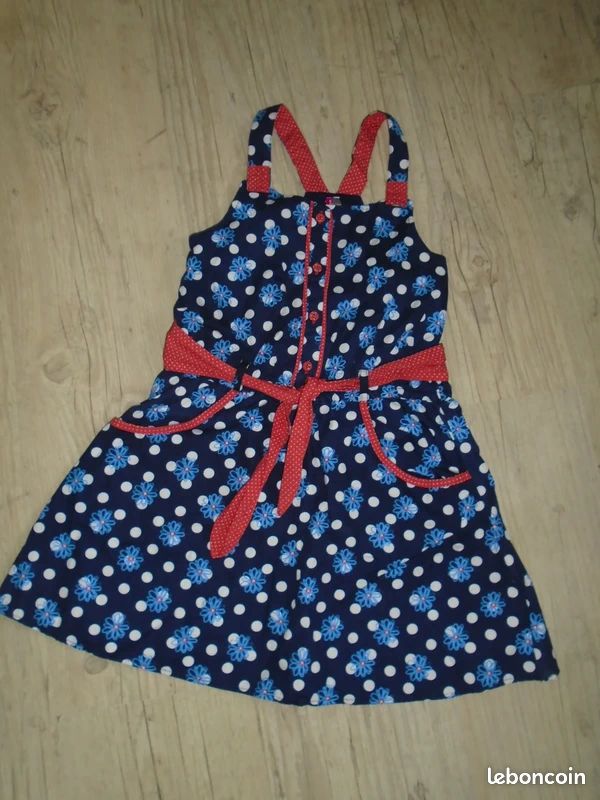 Robe Pour Fille 2-hip By Wrapper Taille 8 - Bleue, Neuve Avec étiquettes