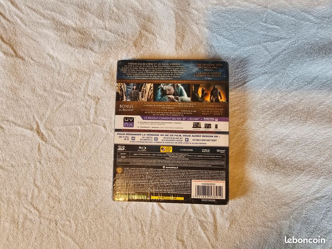 DVD Blu-Ray 3D Le HOBBIT La bataille des cinq armées (image 2)