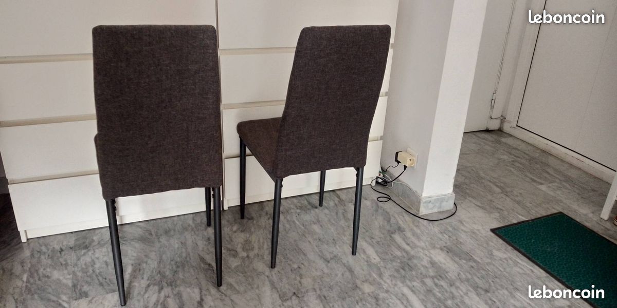 Lot de 2 chaises Gifi - cuisine, salle à manger (image 2)