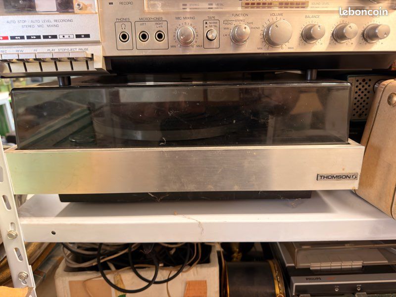 Platine vinyle Thomson vintage – Entraînement par courroie – Années 70/80 (image 1)