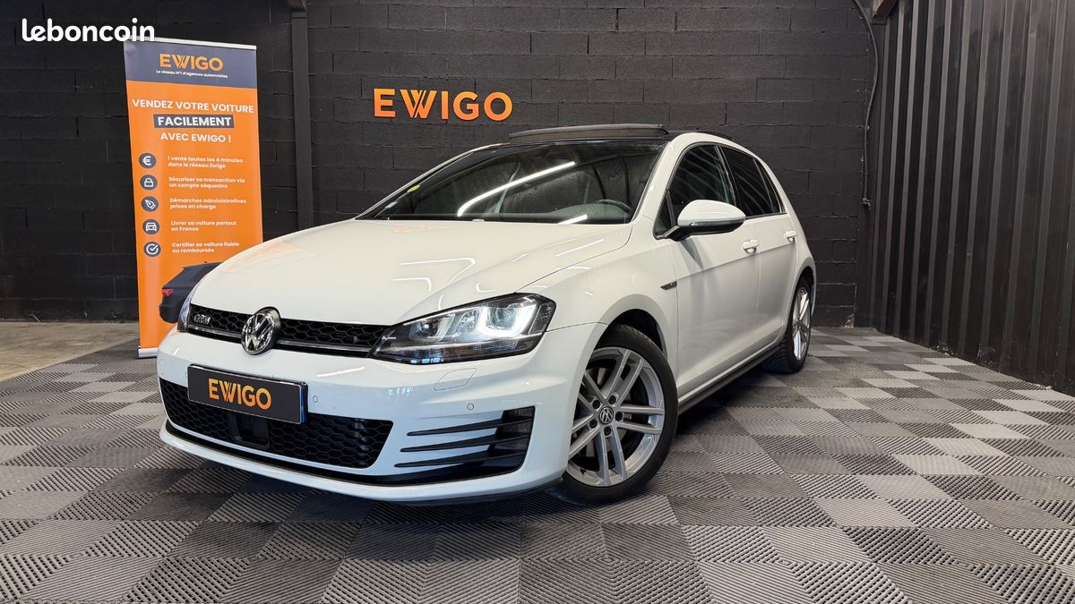 VOLKSWAGEN GOLF 2.0 TDI 180 GTD DSG BVA / Toit ouvrant / 1ere main / Entretien constructeur (image 1)