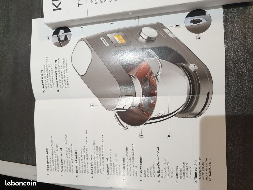 Robot Kenwood titanium chef pâtissier XL (image 9)